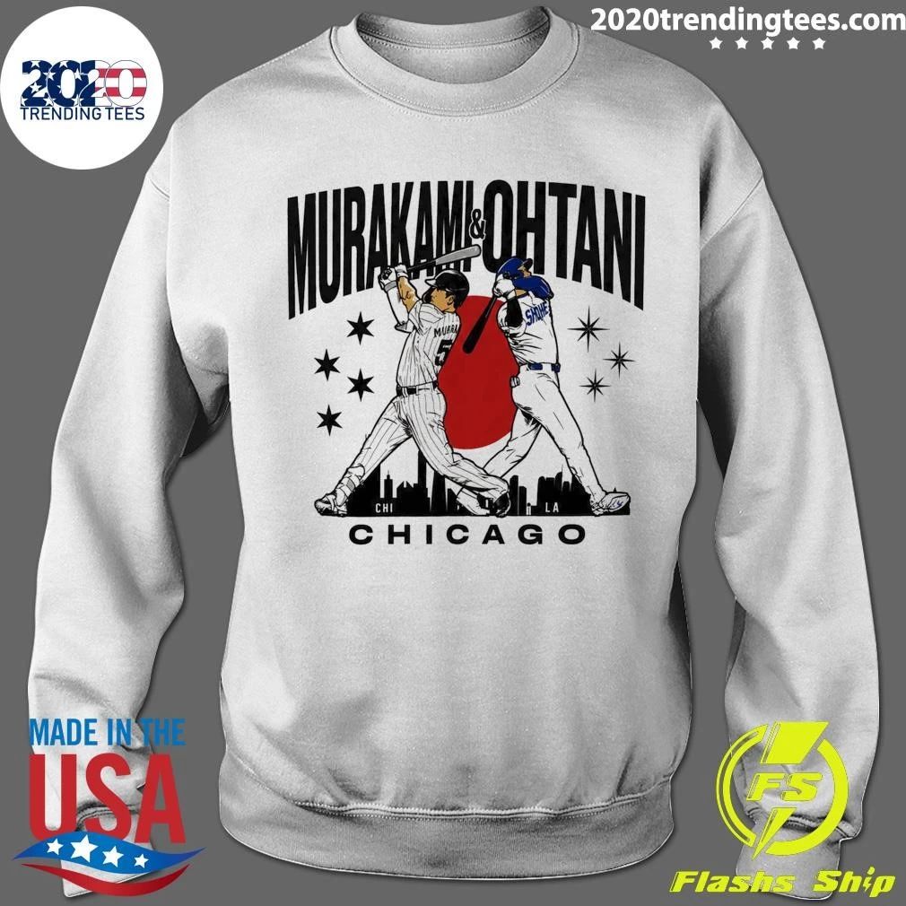 Munetaka Murakami and Shohei Ohtani Chicago Skyline Shirt