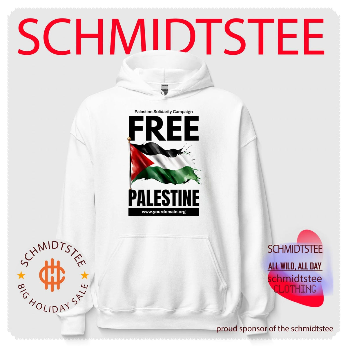 Free Palestine Solidarity Campaign Flag shirt