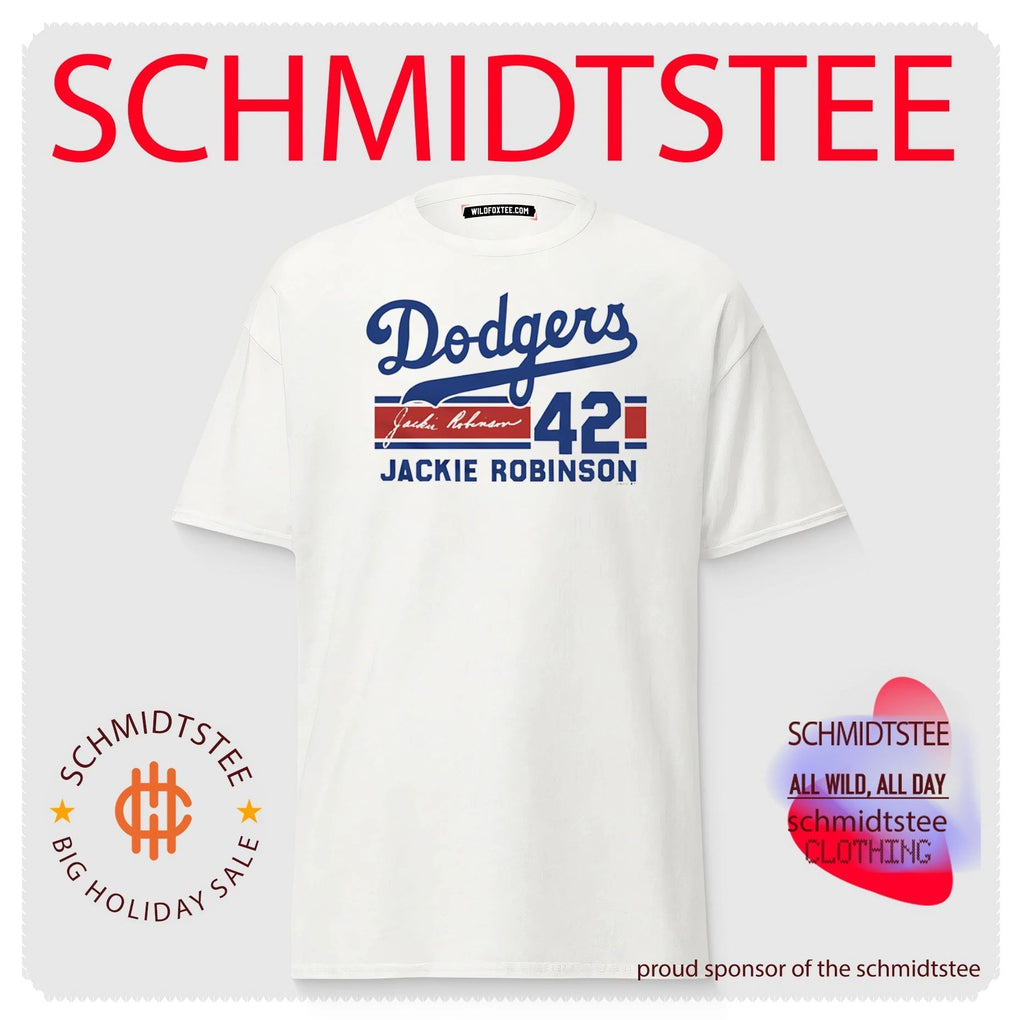 Brooklyn Dodgers Jackie Robinson Signature Name & Number shirt