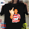 American Soccer The Middle Finger Gesture 6 Shirt
