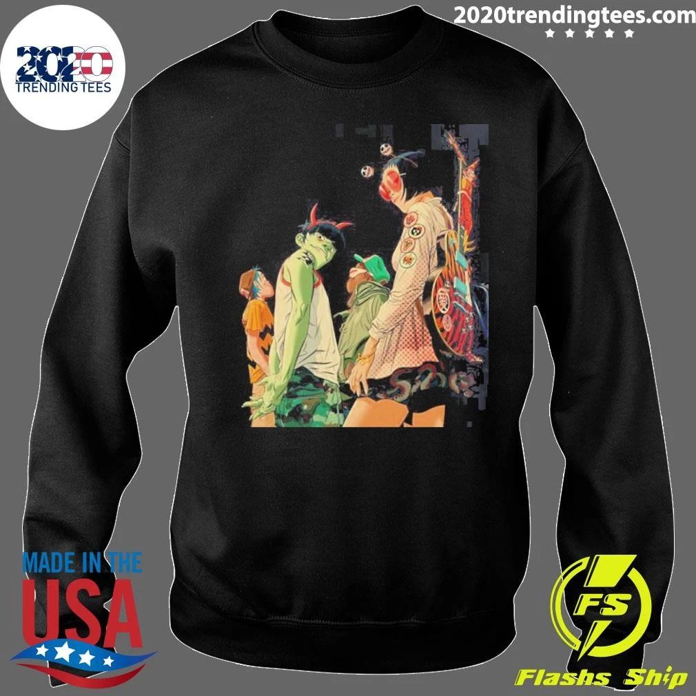 Gorillaz Tottenham London On 20 June 2026 Jumbo Band Portrait Art Shirt
