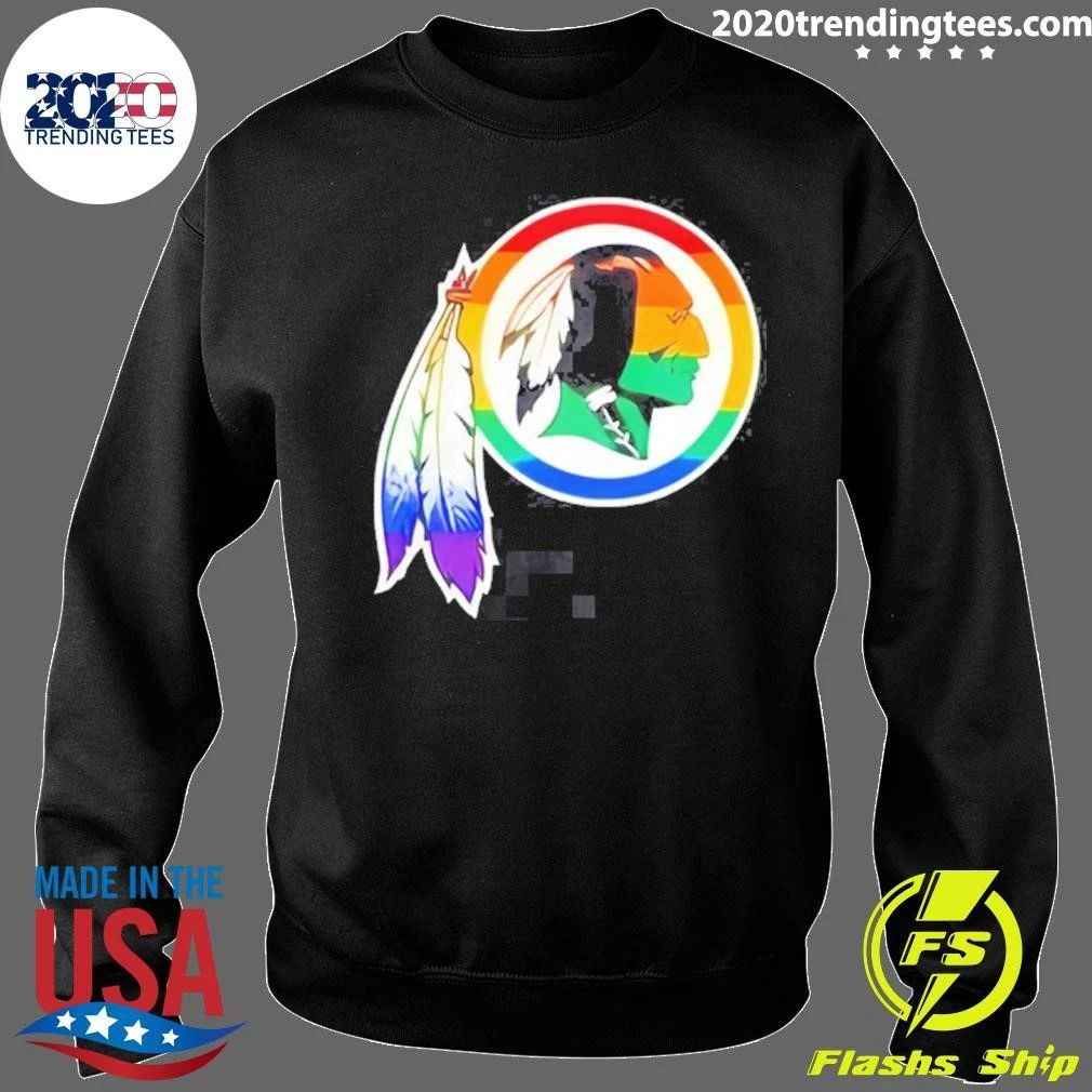 Washington Commanders Rainbow Color Palette Print Shirt
