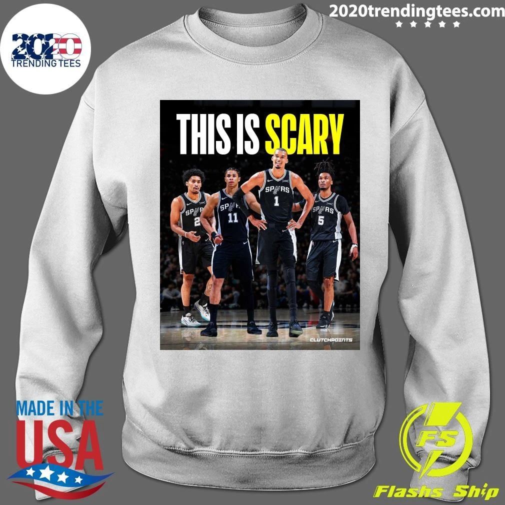 Victor Wembanyama, Stephon Castle and Keldon Johnson San Antonio Spurs NBA Finals Shirt