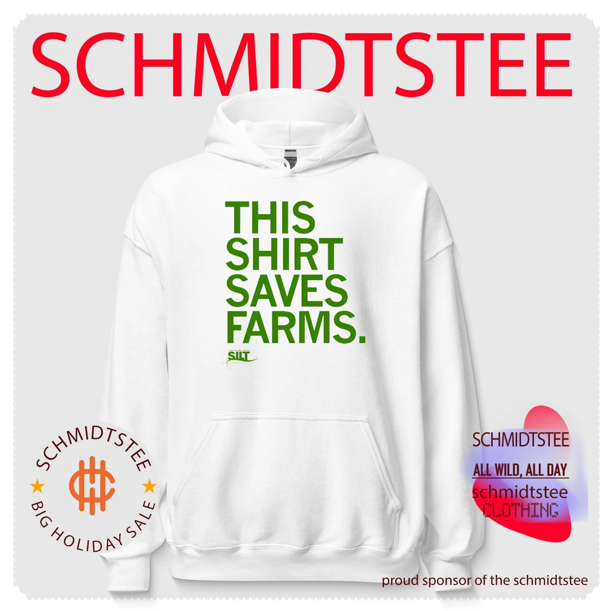 This shirt saves farms silt sustainable iowa land trust shirt