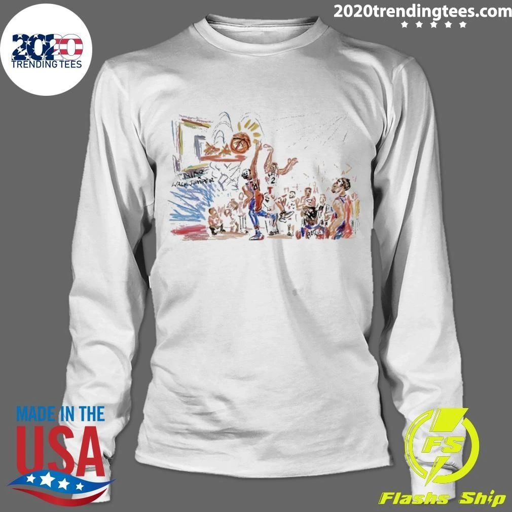 Kawhi The Dagger Basketball Paint Shirt