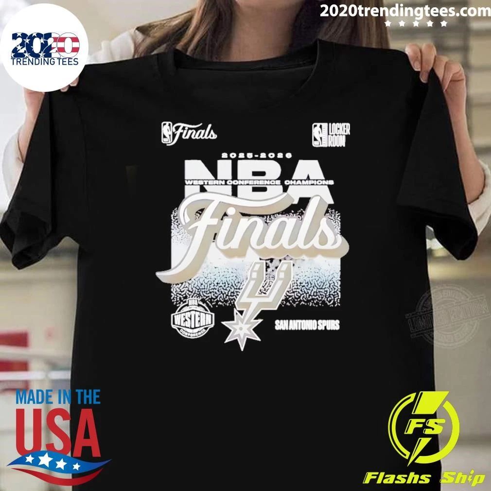 San Antonio Spurs Western Conference Champions 2026 Achievement Shirt