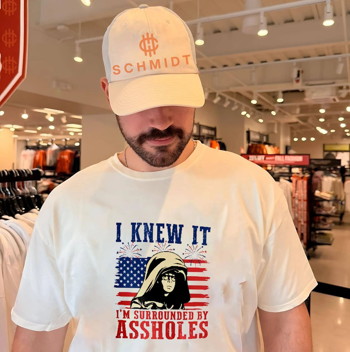I Knew It I’m Surrounded By Assholes Spaceballs Movie Patriotic 4th of July shirt
