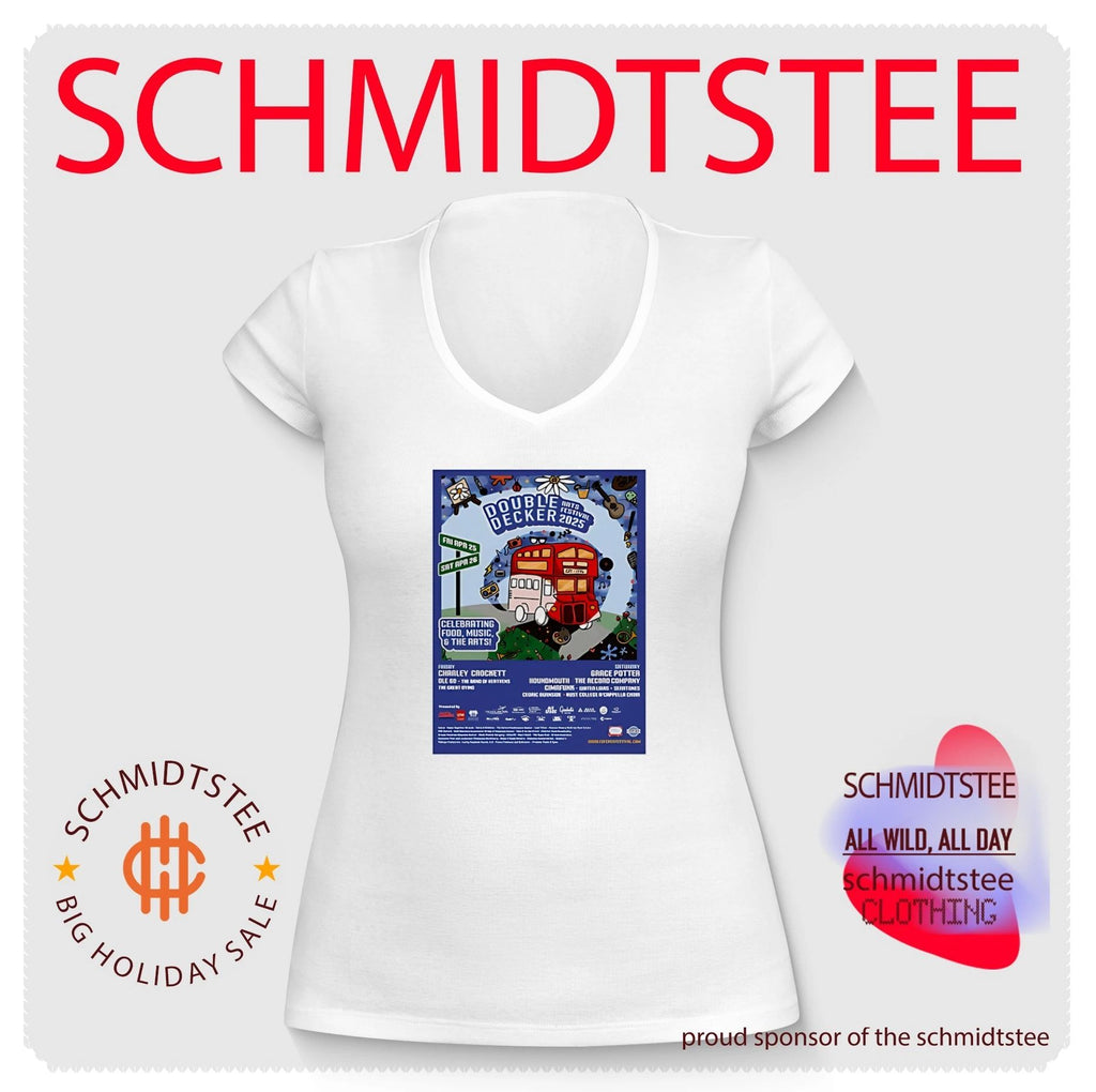 Double decker arts festival 2025 bus graphic shirt
