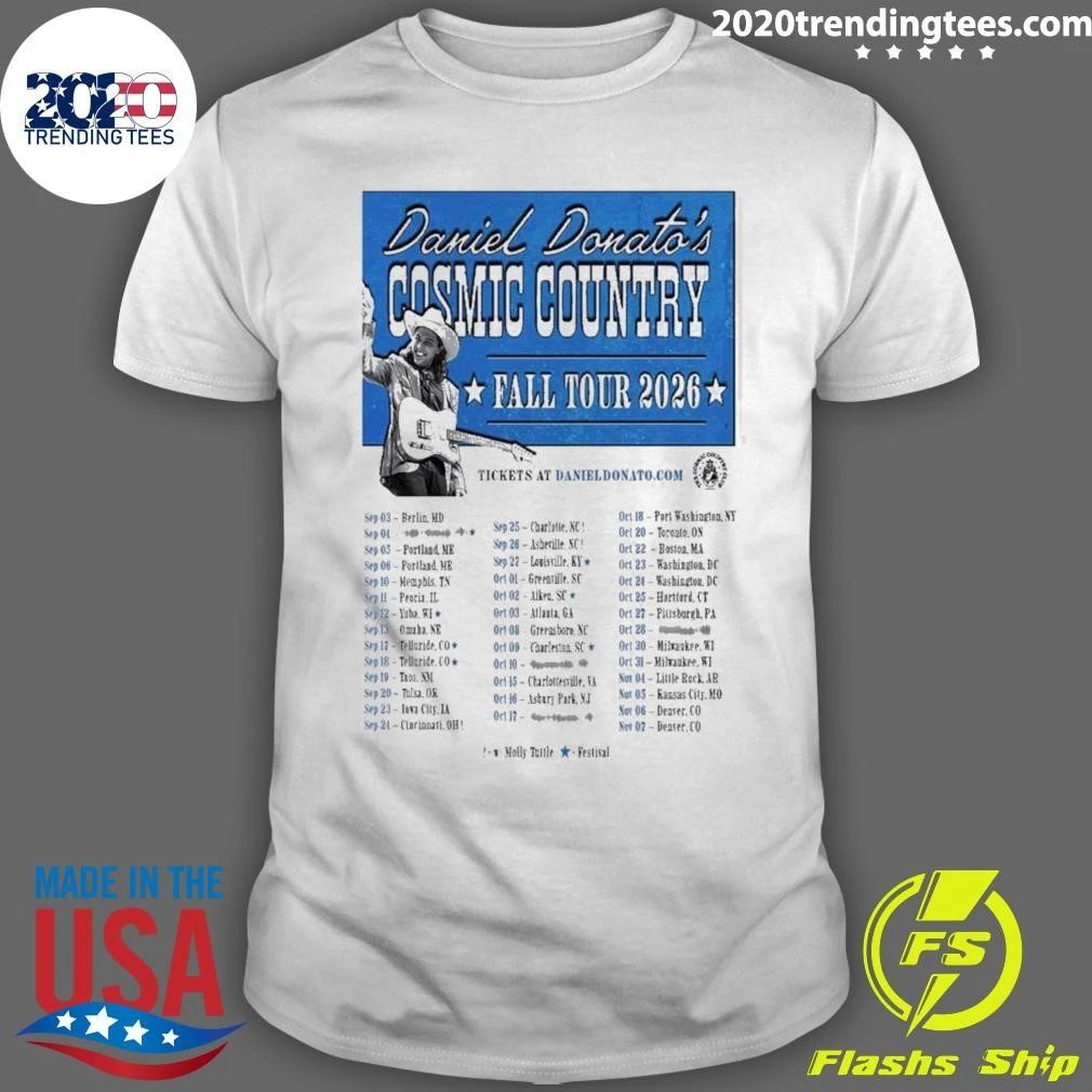 Daniel Donato The Final Shows 2026 Poster Shirt