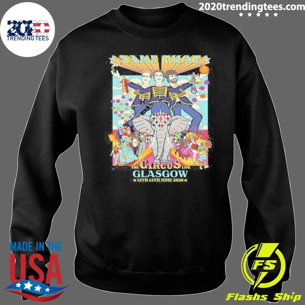 Take That The Circus Live Glasgow 12th-13th June 2026 Shirt