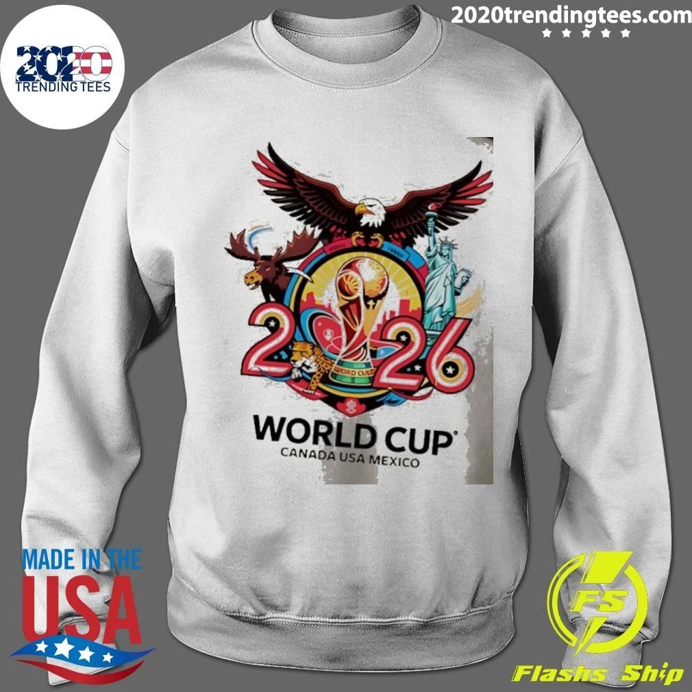World Cup 2026 Canada Usa Mexico Mascot Shirt