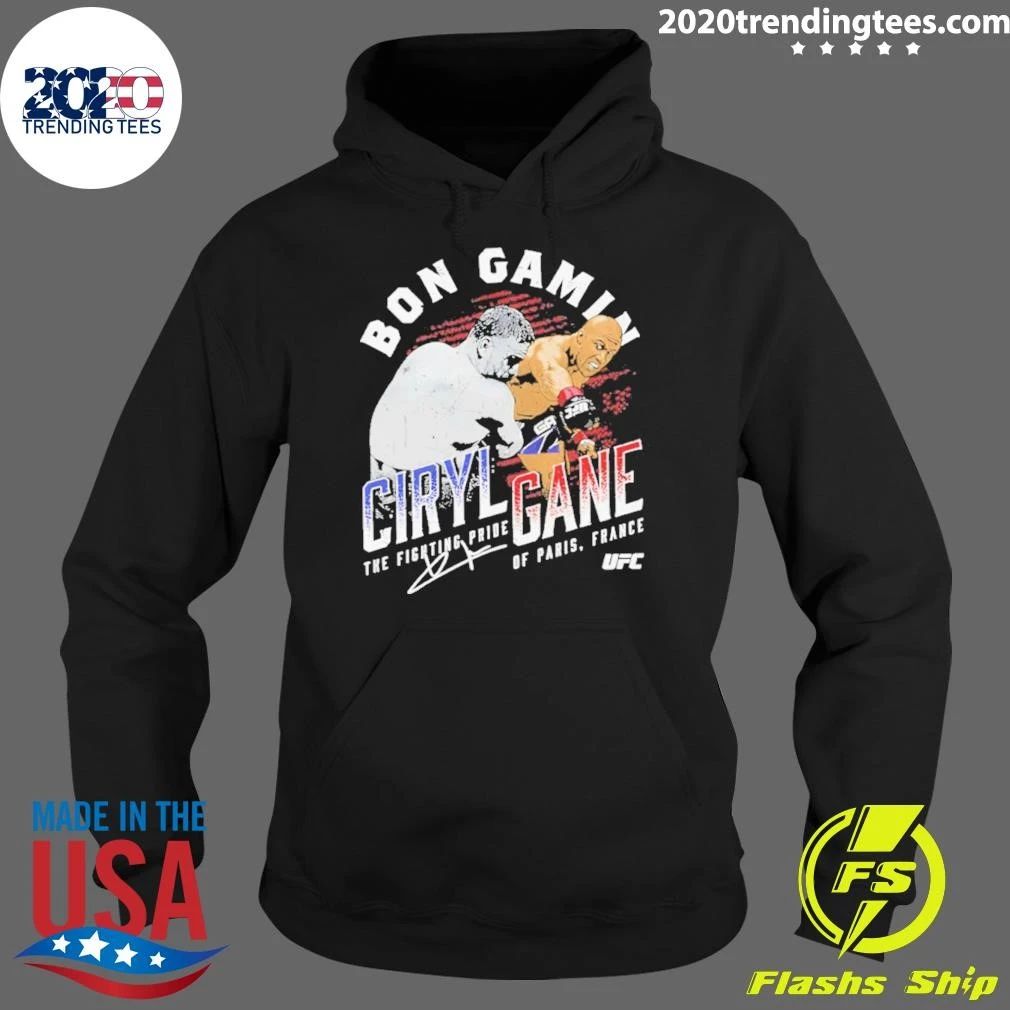 Ciryl Gane Bon Gamin The Fighting Pride Of Paris France Signature Shirt