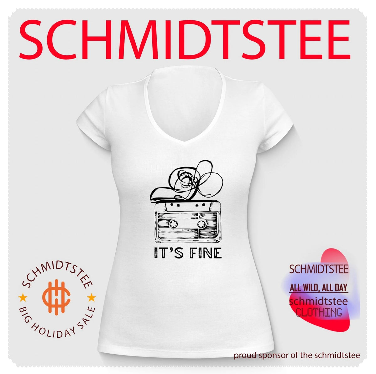 Cassette Tape It’s fine music vintage shirt