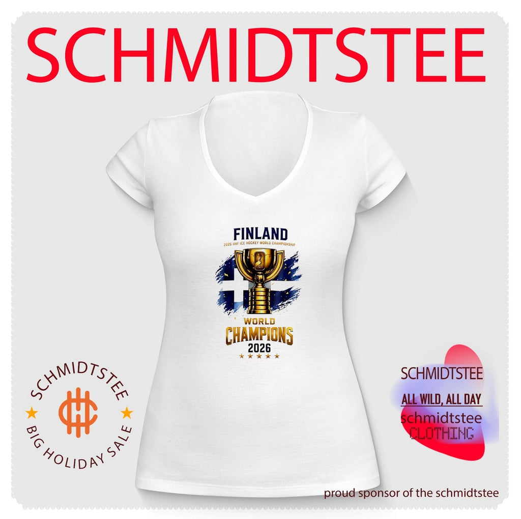 Finland IIHF Ice Hockey World Champions 2026 trophy shirt