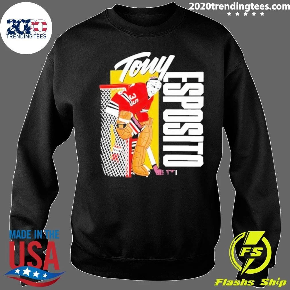 Tony Esposito Chicago Highlight Hockey Shirt