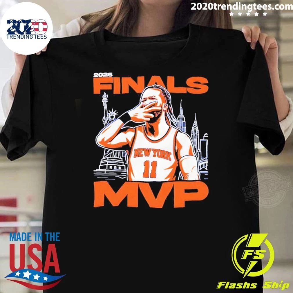 Jalen Brunson Celebration New York Basketball 2026 Finals Mvp Shirt