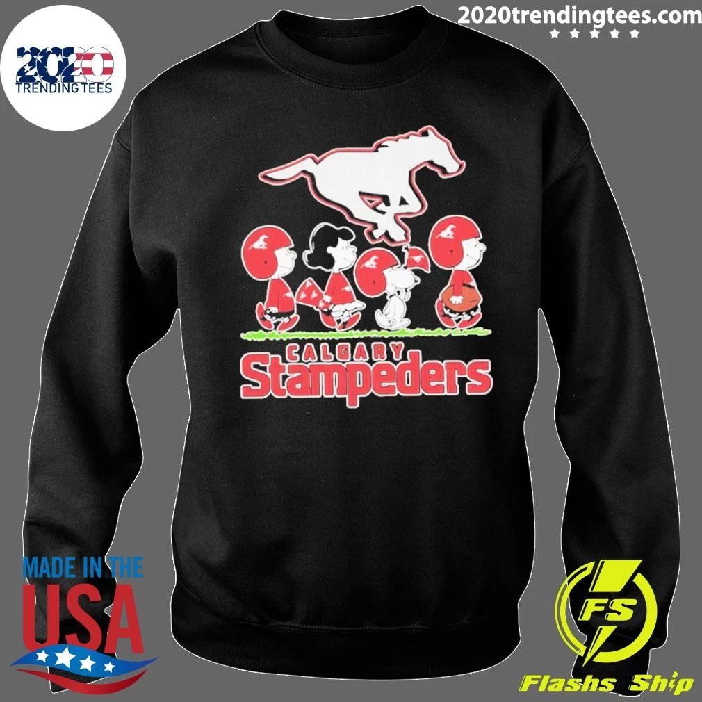 Peanuts X Calgary Stampeders Football Walk Graphic Shirt
