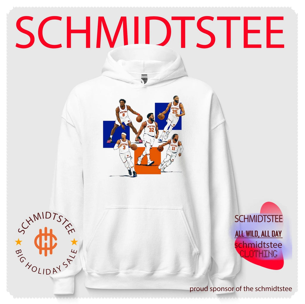 Og Anunoby Josh Hart Karl-anthony Towns Mikal Bridges And Jalen Brunson NY Knicks shirt