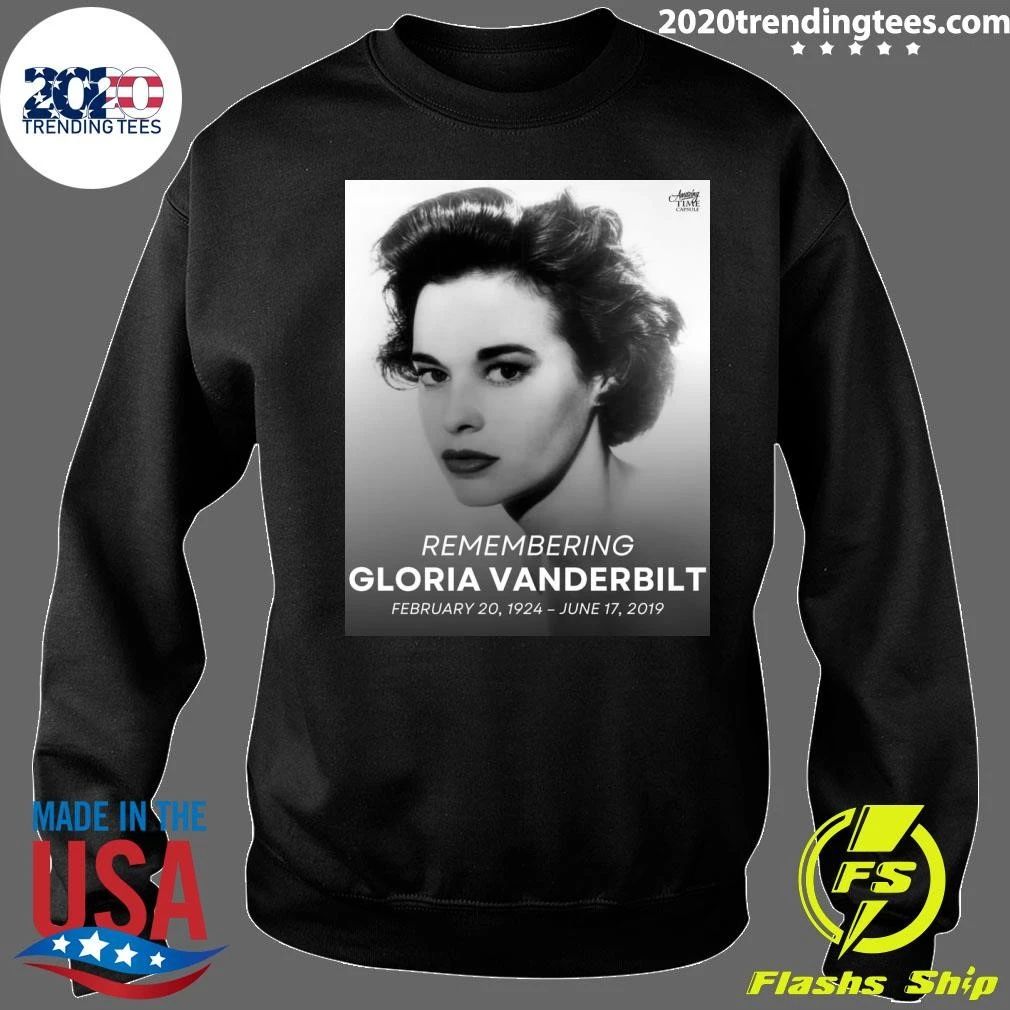 Remembering Gloria Vanderbilt February 20, 1924 – June 17, 2019 Shirt