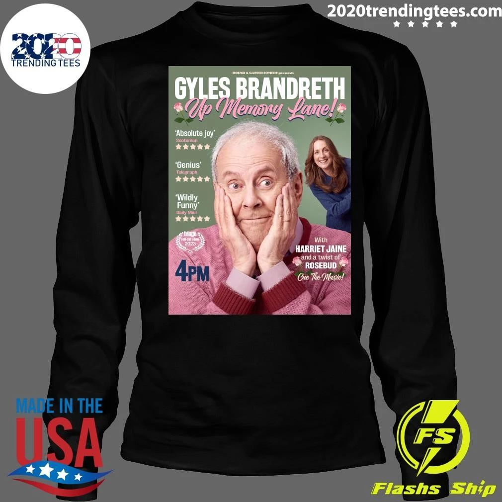 Bound & Gassed Comedy Presents Gyles Brandreth Up Memory Lane Shirt