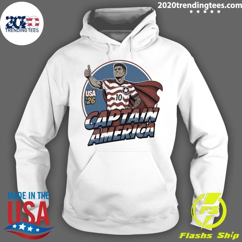 Christian Pulisic Captain America Usa ’26 Shirt