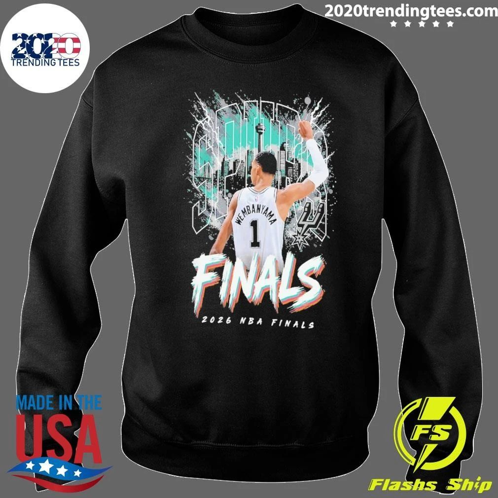 Victor Wembanyama San Antonio Spurs Outerstuff Youth 2026 NBA Finals City Shirt