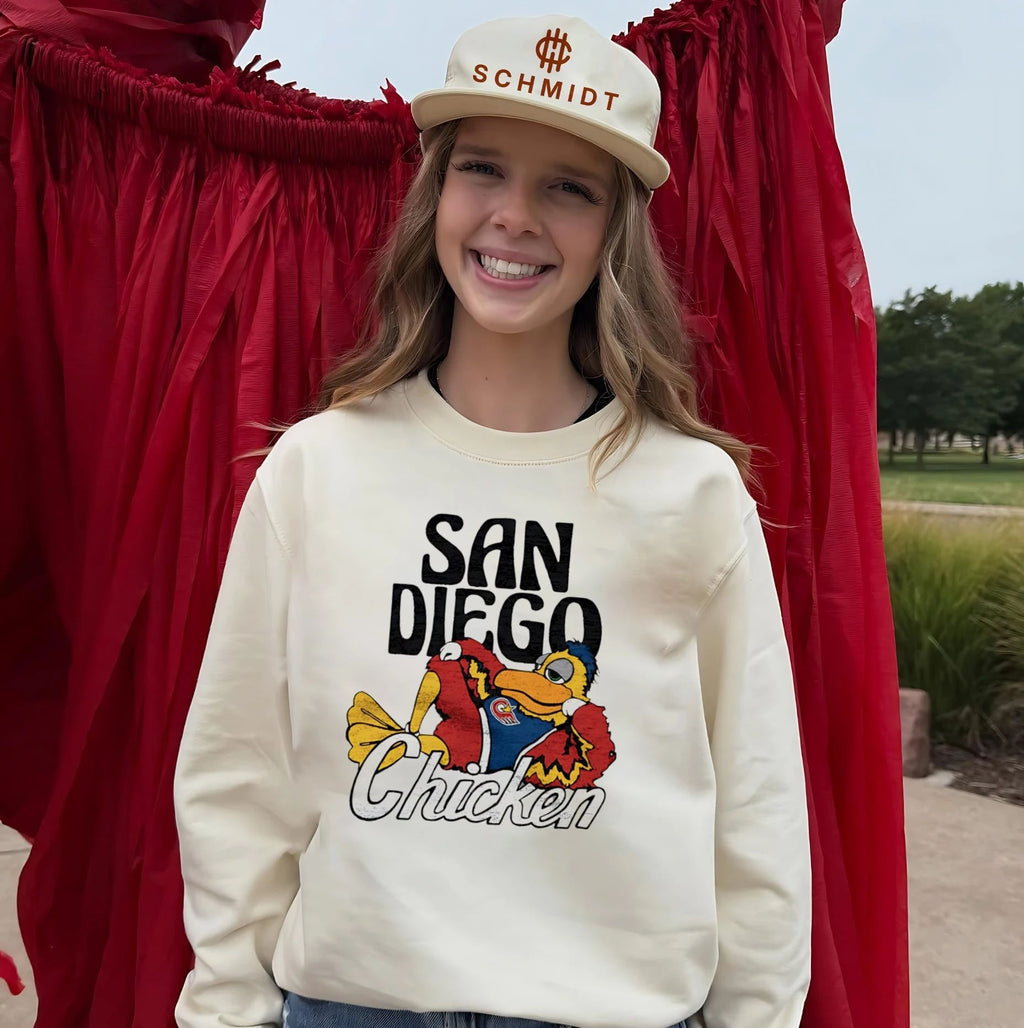 San Diego Padres Chicken Mascot cartoon shirt