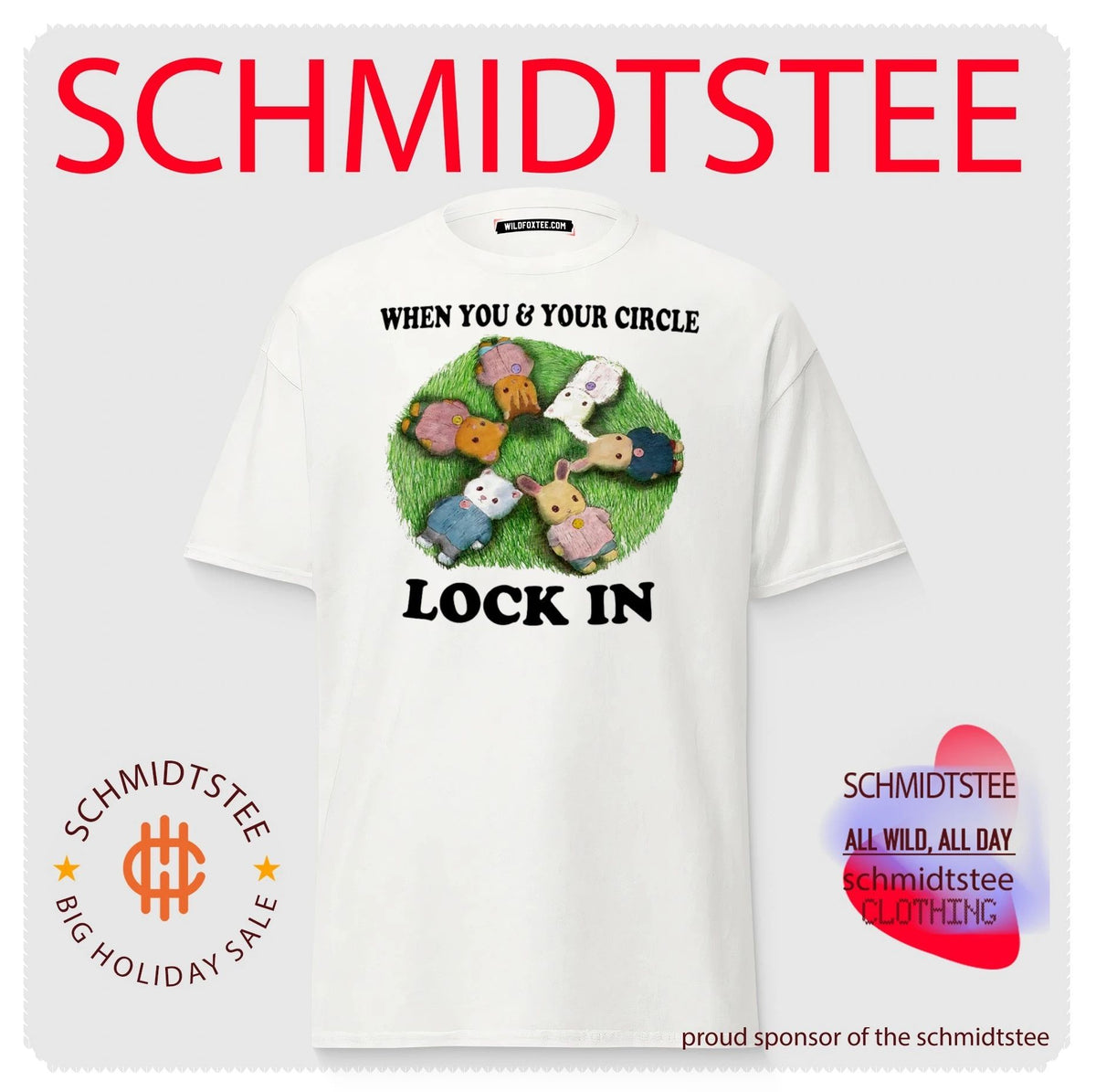 When you and your circle lock in shirt