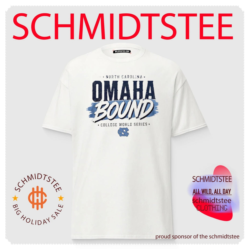 North Carolina Tar Heels 2026 Men’s College World Series Omaha Bound shirt