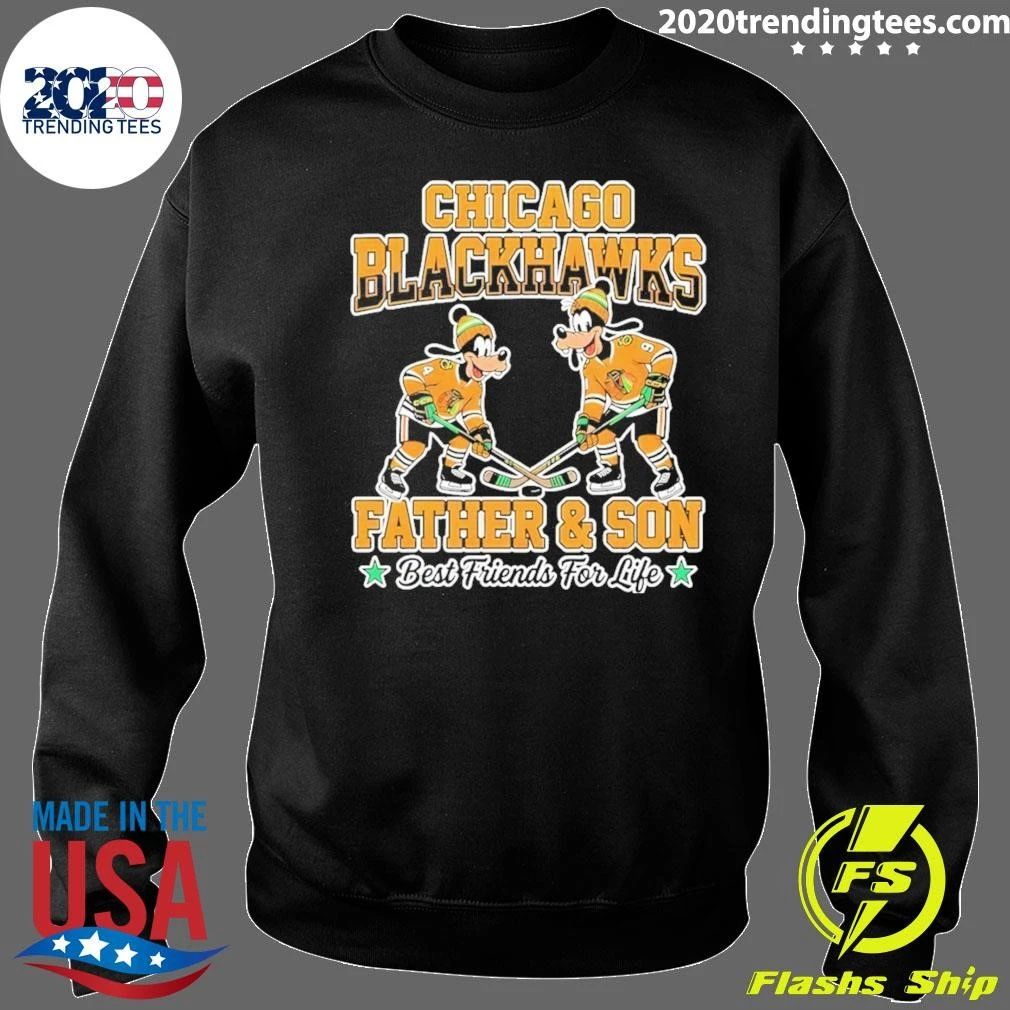 Chicago Blackhawks Father And Son Best Friends For Life Shirt