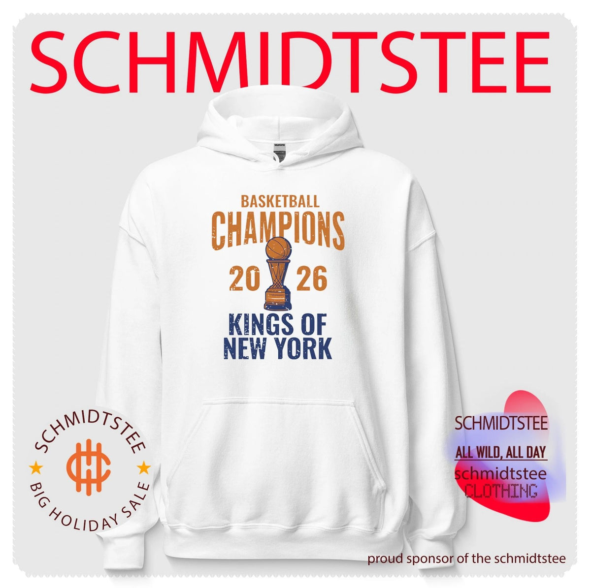 New York Hoops Champions 2026 Basketball shirt