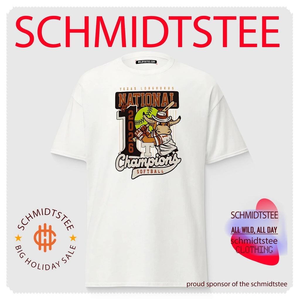 Texas Longhorns 2026 NCAA Women’s Softball College World Series National Champions Mascot Swing shirt