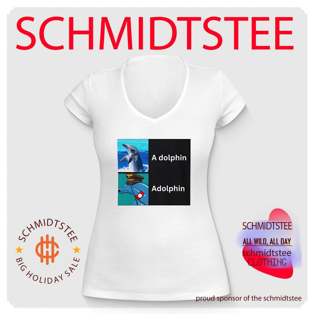 a dolphin and adolphin meme shirt