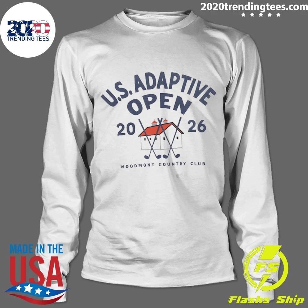 U.S. Adaptive Open 2026 Ahead White Instant Classic Tri-Blend Shirt