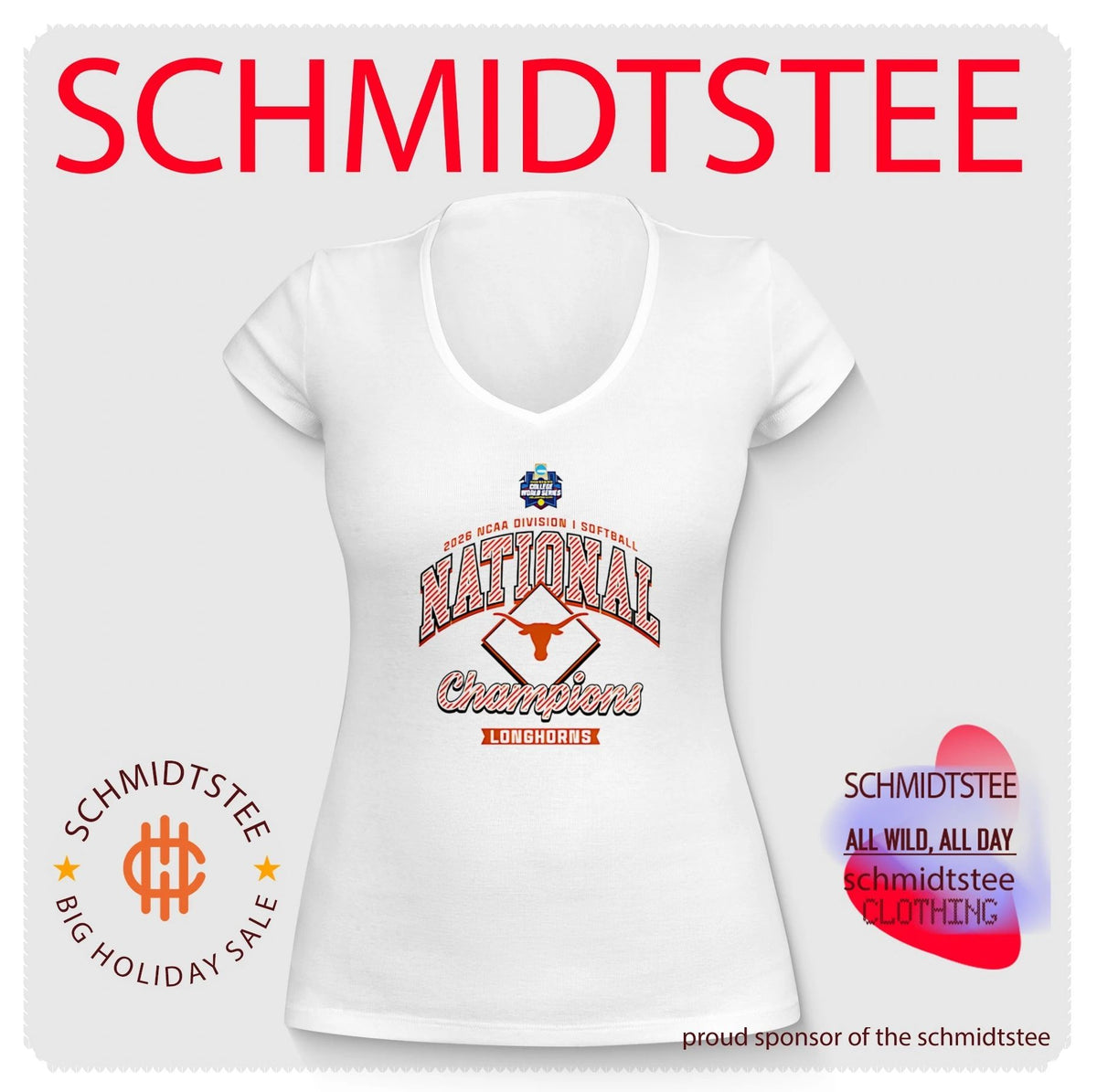 The Texas Longhorns win the 2026 NCAA Women’s Collegiate Softball Champions shirt