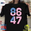 8647 Resist 86 47 4th of July USA US American Flag Shirt