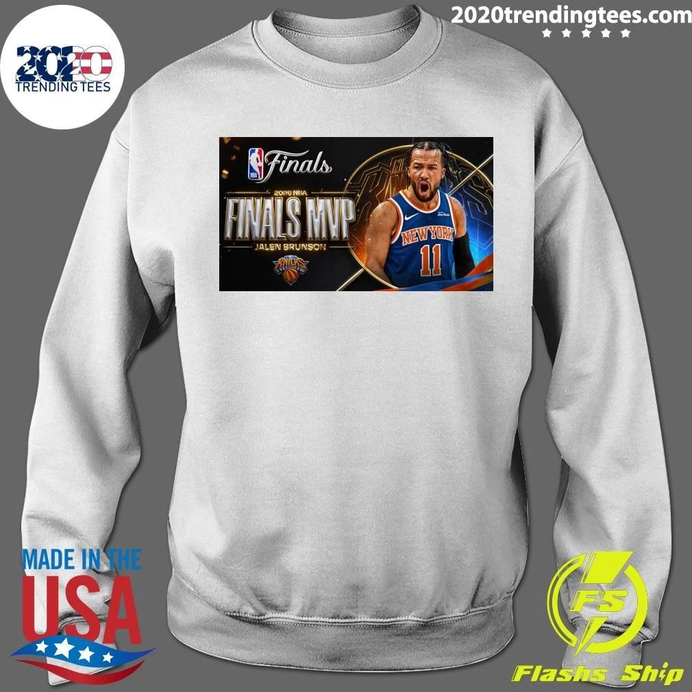 Jalen Brunson wins Bill Russell trophy as 2026 NBA Finals MVP Shirt