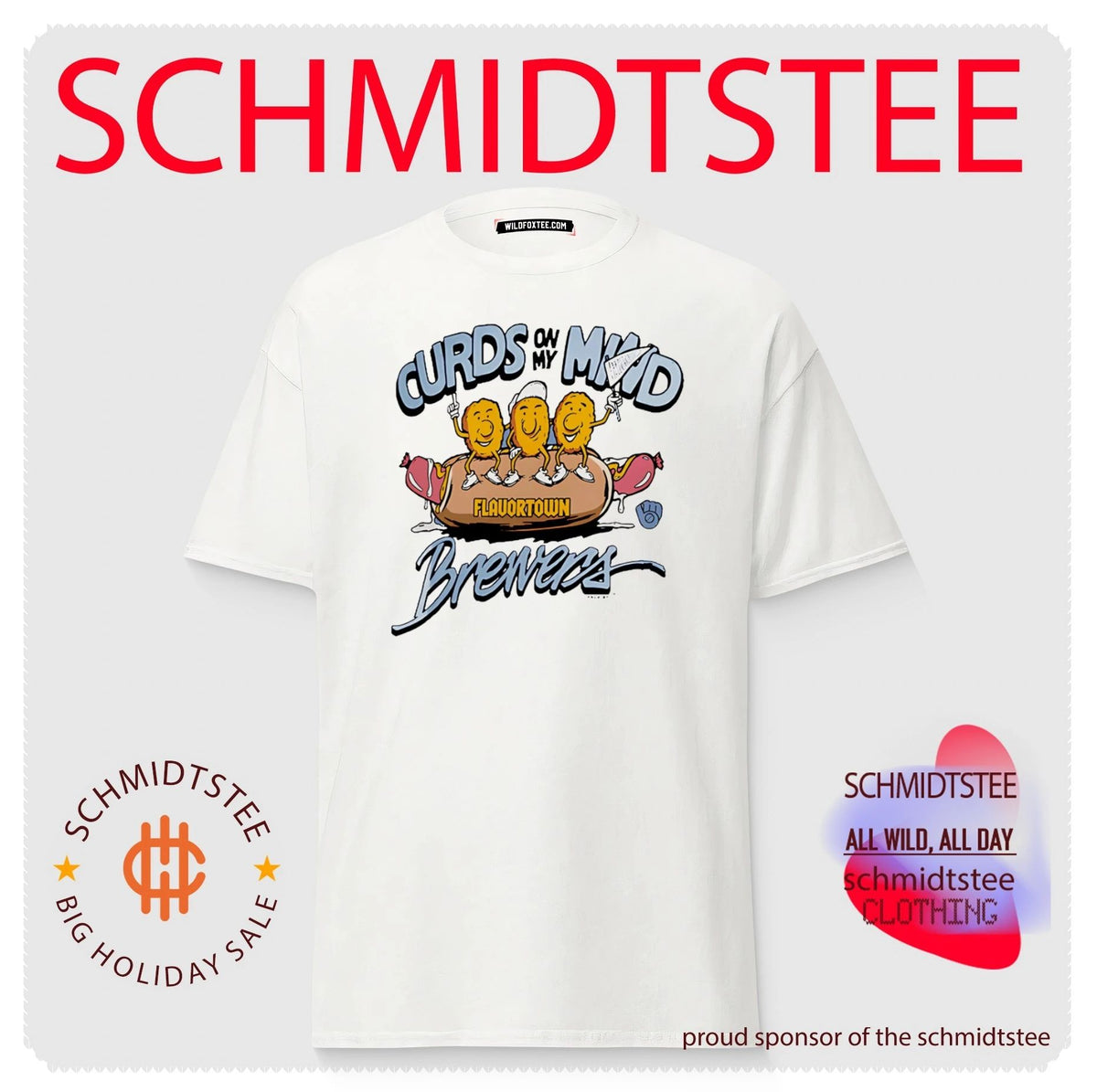 Milwaukee Brewers Curds on mind food shirt