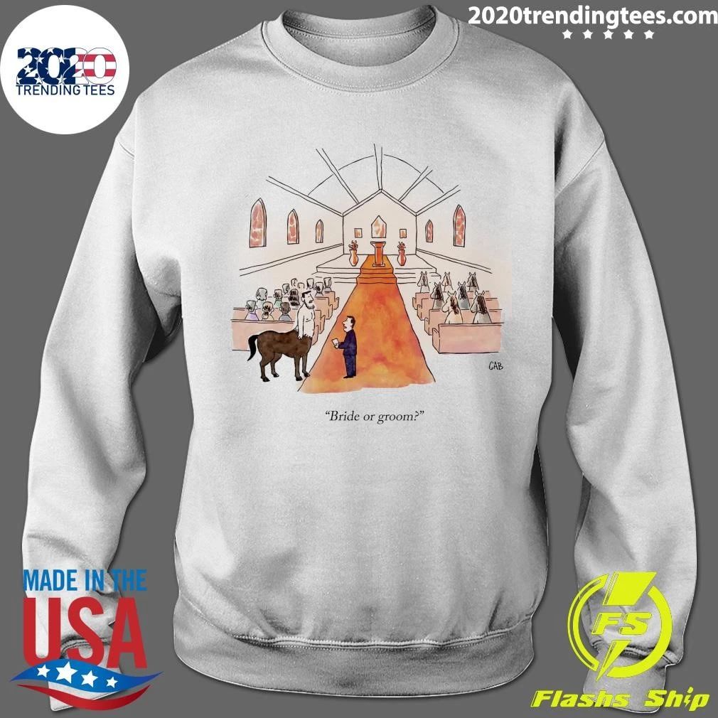 Barton Sees Things From Both Sides Bride Or Groom Shirt
