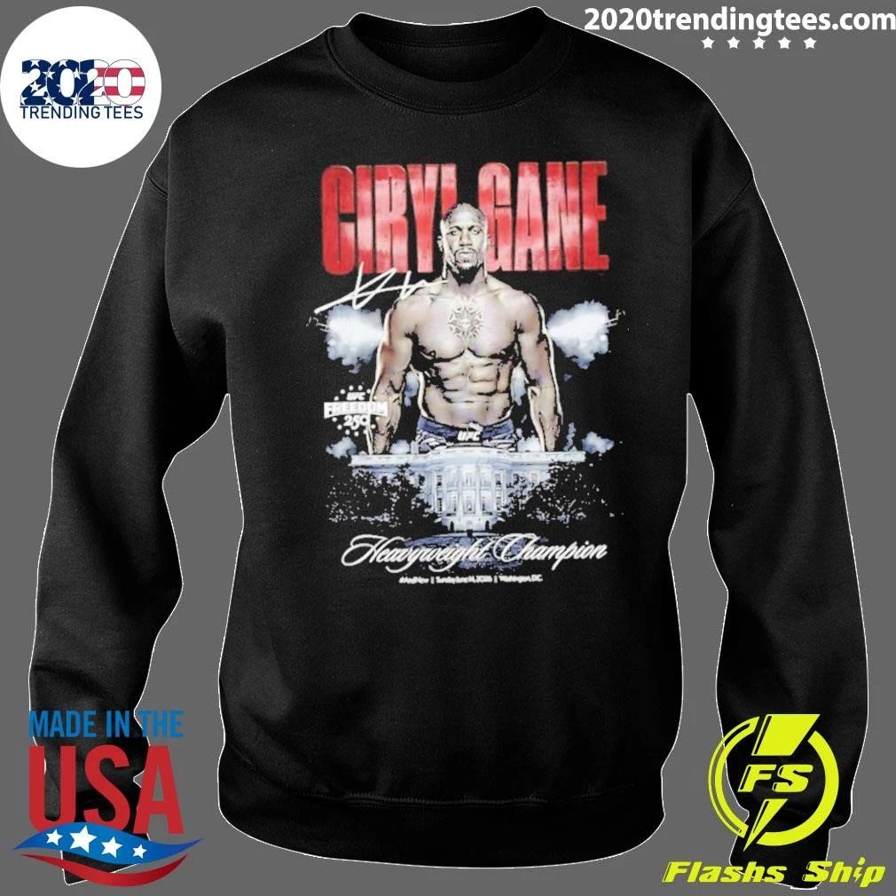 Ciryl Gane Ufc Freedom 250 Heavyweight Champion Signature Shirt