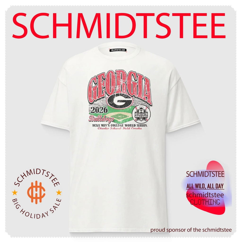 Georgia Bulldogs 2026 College World Series Bound stadium shirt