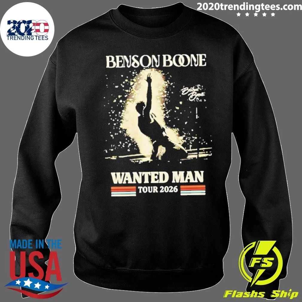 Benson Boone Wanted Man Tour 2026 Shirt