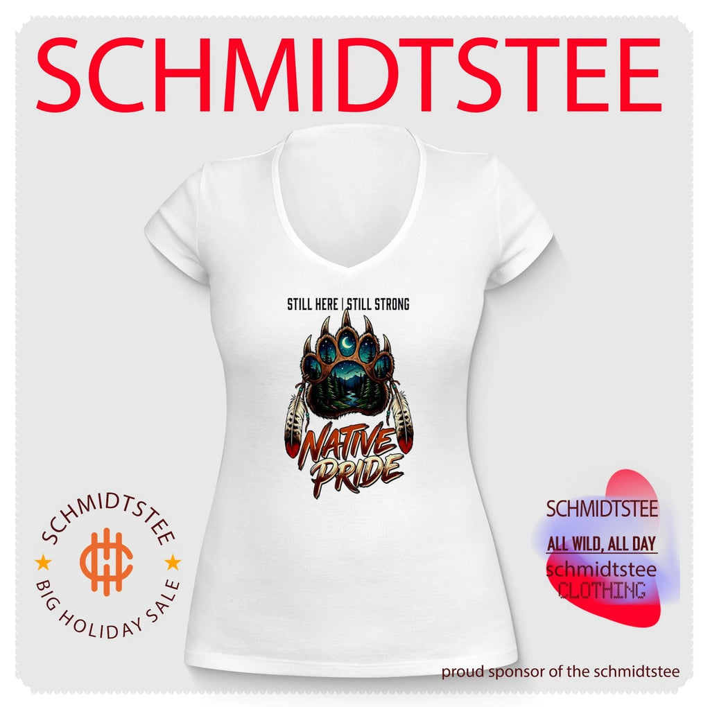 Still here still strong native pride bear paw illustration shirt