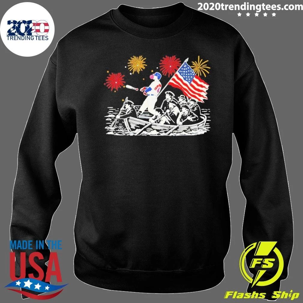 Chicago Cubs Pca Crossing The Delaware 4th Of July Shirt