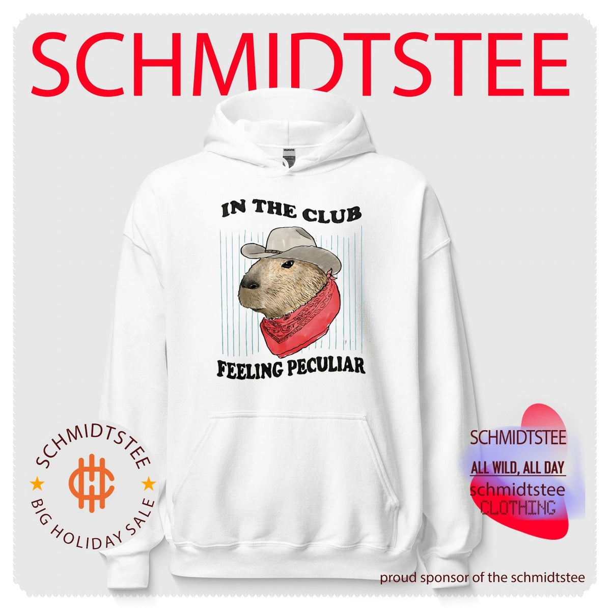 Capybara in the club feeling peculiar shirt
