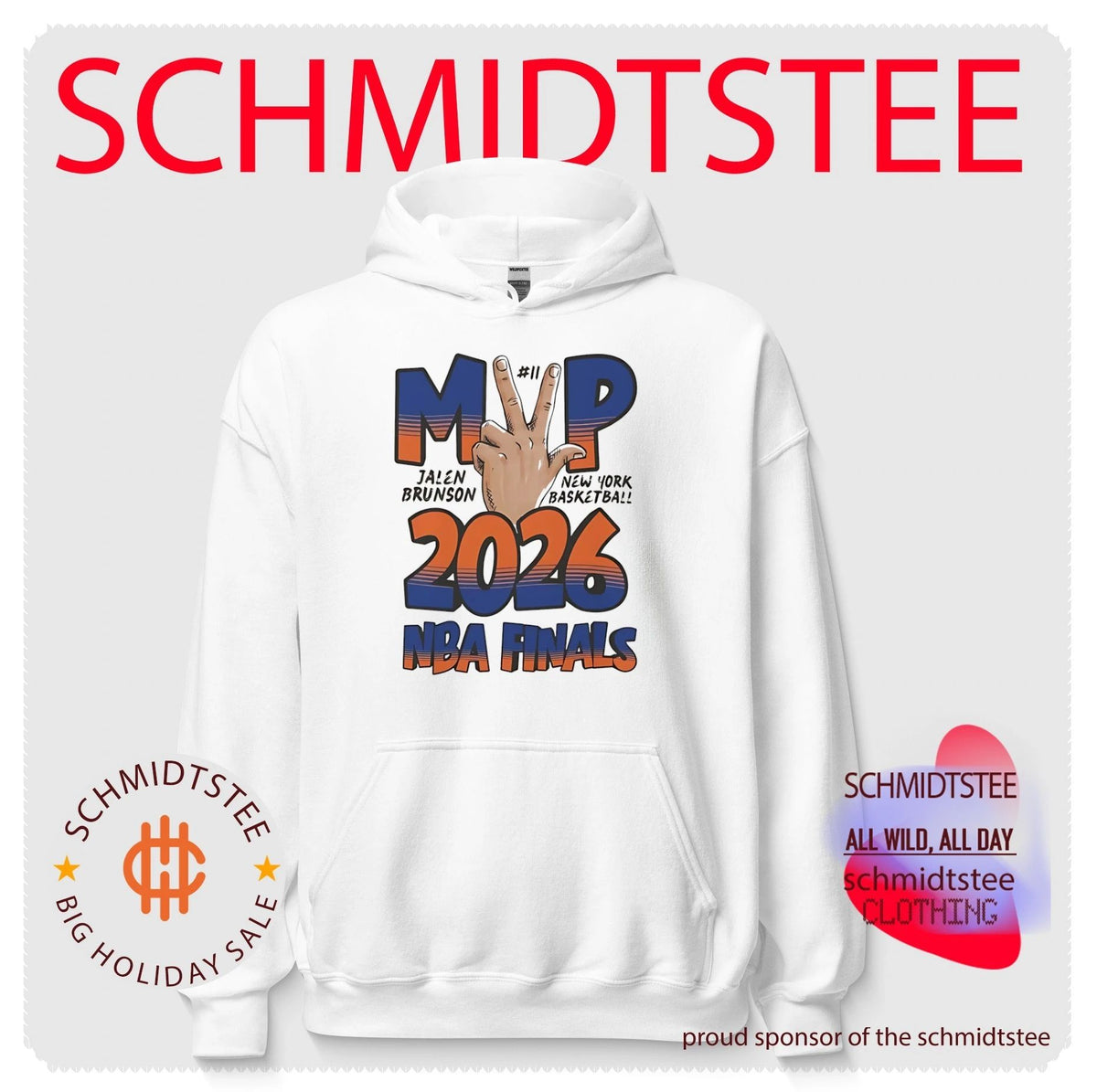 NY Knicks 2026 NBA Finals Jalen Brunson the MVP hand gesture shirt