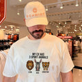 My ex has 3 spirit animals lion ass cheetah shirt