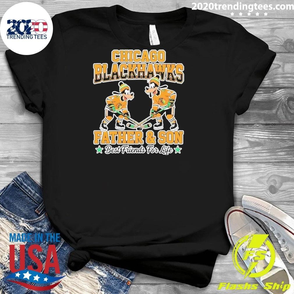 Chicago Blackhawks Father And Son Best Friends For Life Shirt