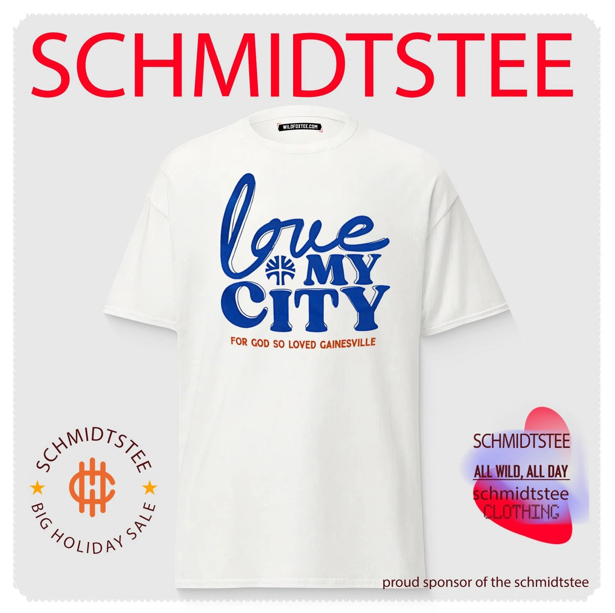 Love my city for God so loved Gainesville shirt