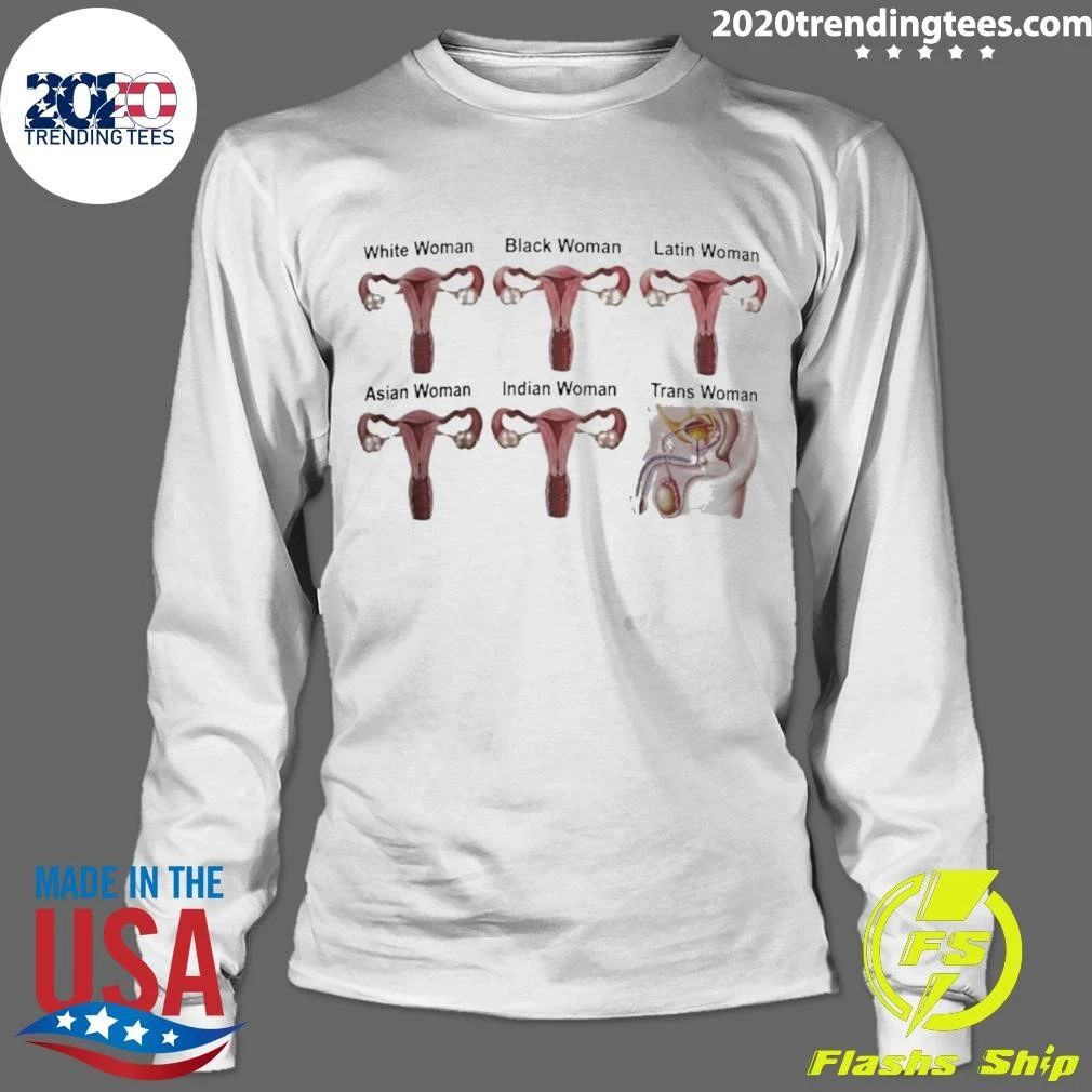 White Woman Black Woman Latin Woman Asian Woman Indian Woman Trans Woman Shirt